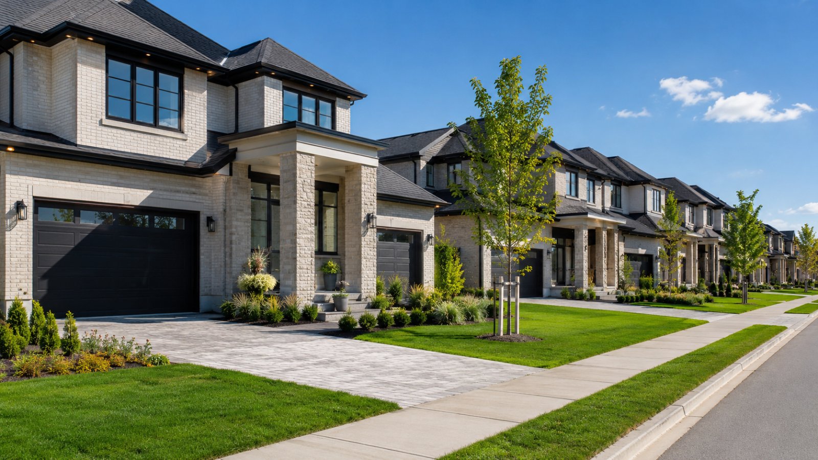 Real estate development project in progress